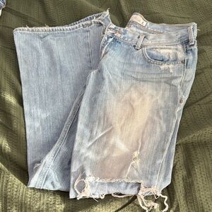 Hollister Faded Blue Boyfriend Jeans